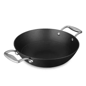 Stahl Cookware Wokpan Gietijzer Lichtgewicht - 28 cm - Ook inductie geschikt