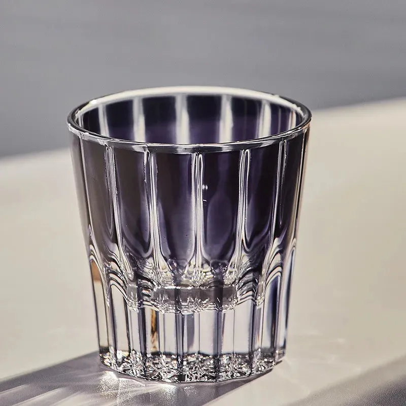 Sunburst Crystal Whiskey Glass