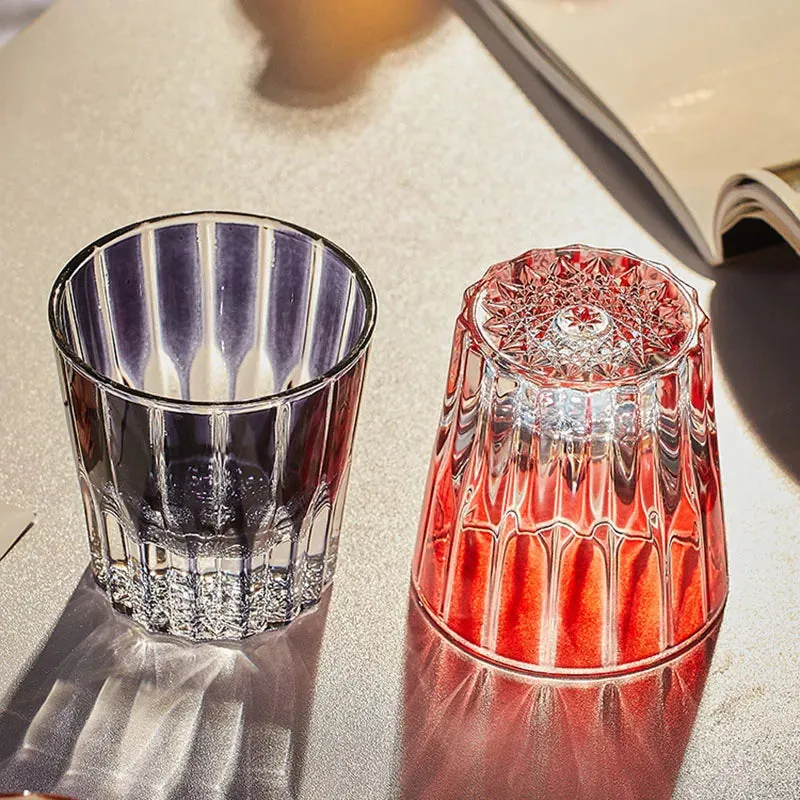 Sunburst Crystal Whiskey Glass