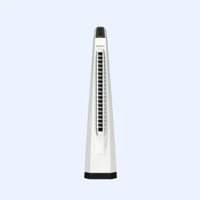 Surround Bladeless Tower Fan with Knob Control White