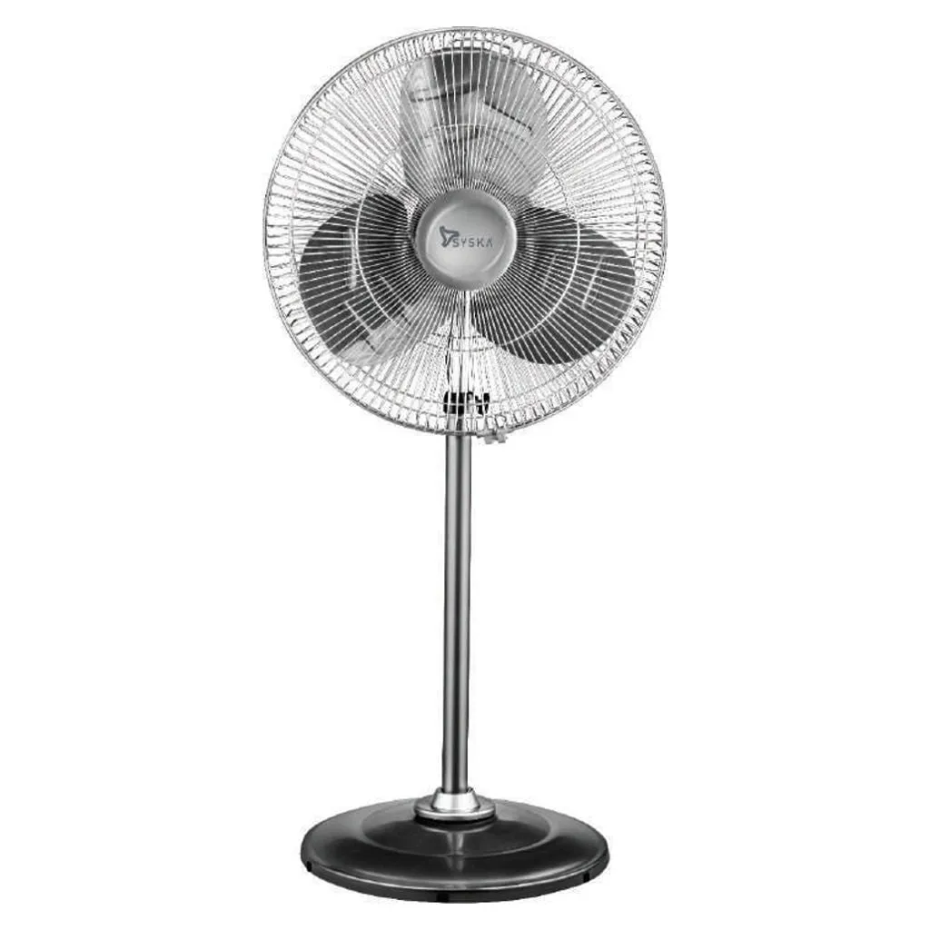 Syska WHIRLMAX PRO Pedestal Fan SSK-SFFF20 Black