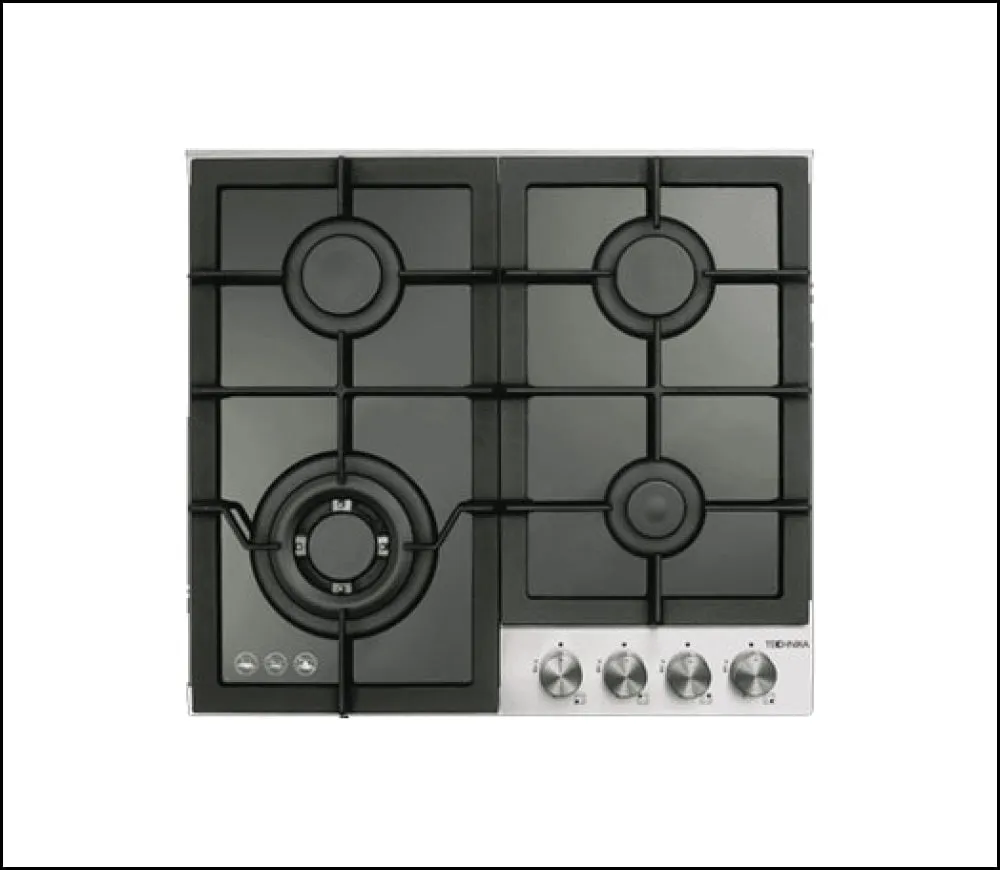 Technika TGC6GWBGS Four Burner Gas Glass Cooktop