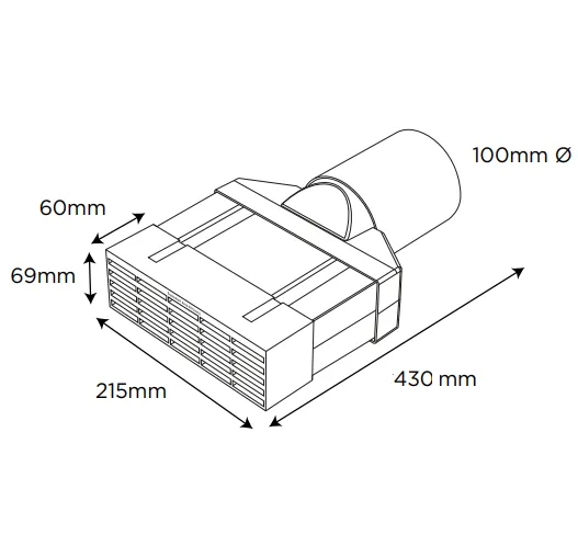 Timloc Adapt-Air Double Airbrick Kit - 430mm x 150mm