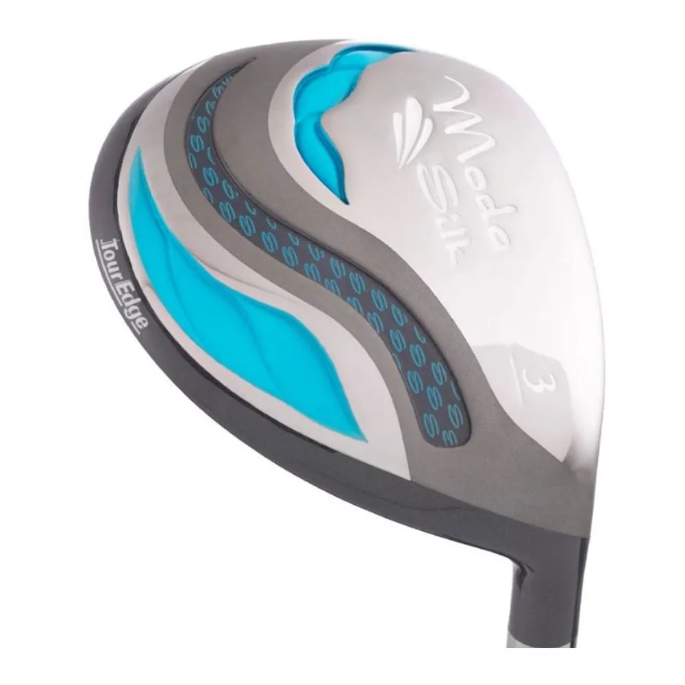 Tour Edge Moda Silk Womens Complete Golf Set w/ Bag Black/Light Blue