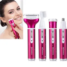 USB Powered 4 In 1 Body Hair Shaver Remover Set