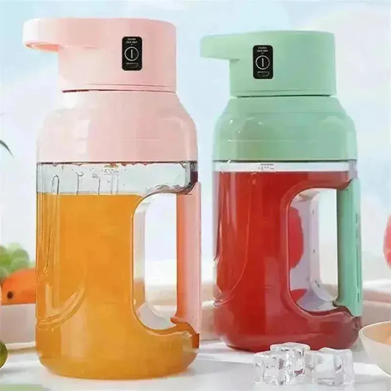 USB Rechargeable 1500ml Electric Juicer - Portable Blender