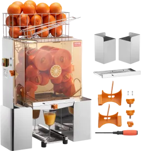 Vevor Commercial Orange Juicer Machine Automatic Squeezer 20 Oranges per Minute 120W New