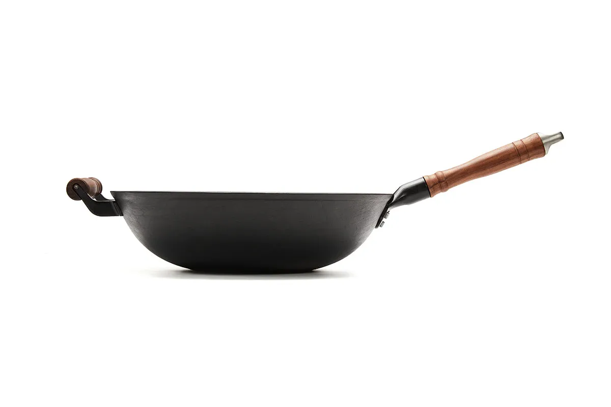 WANGYUANJI Cast Iron Wok Pan