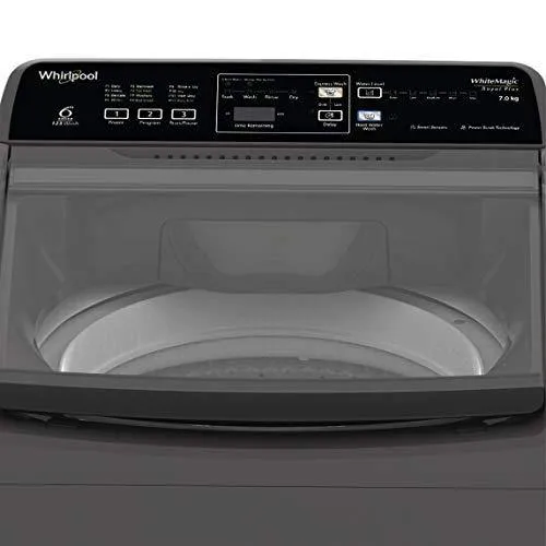 Whirlpool 7 Kg 5 Star Royal Plus Fully-Automatic Top Loading Washing Machine (WHITEMAGIC ROYAL PLUS 7.0, Grey, Hard Water Wash)