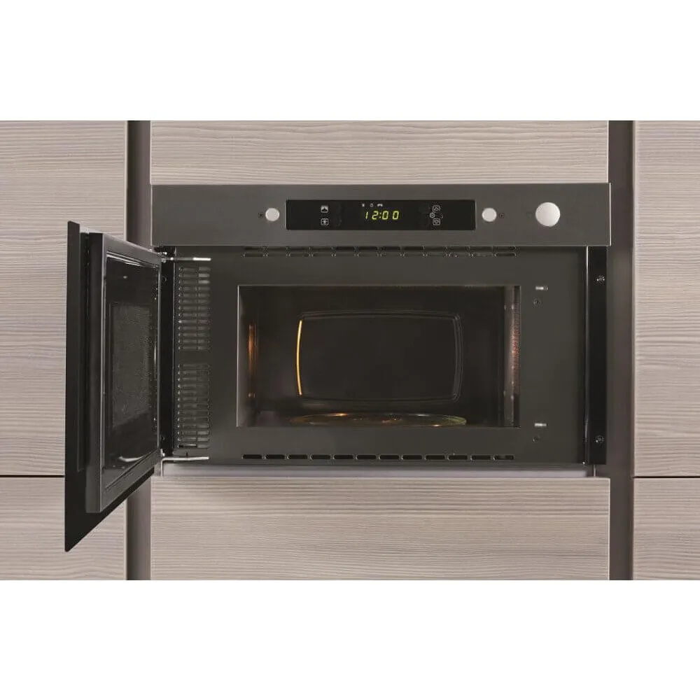 WHIRLPOOL AMW423-IX Absolute Built-In Microwave in Stainless Steel