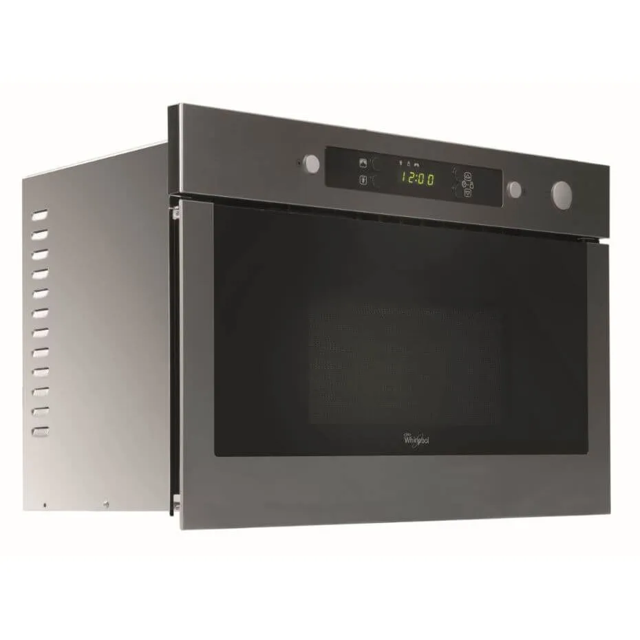 WHIRLPOOL AMW423-IX Absolute Built-In Microwave in Stainless Steel