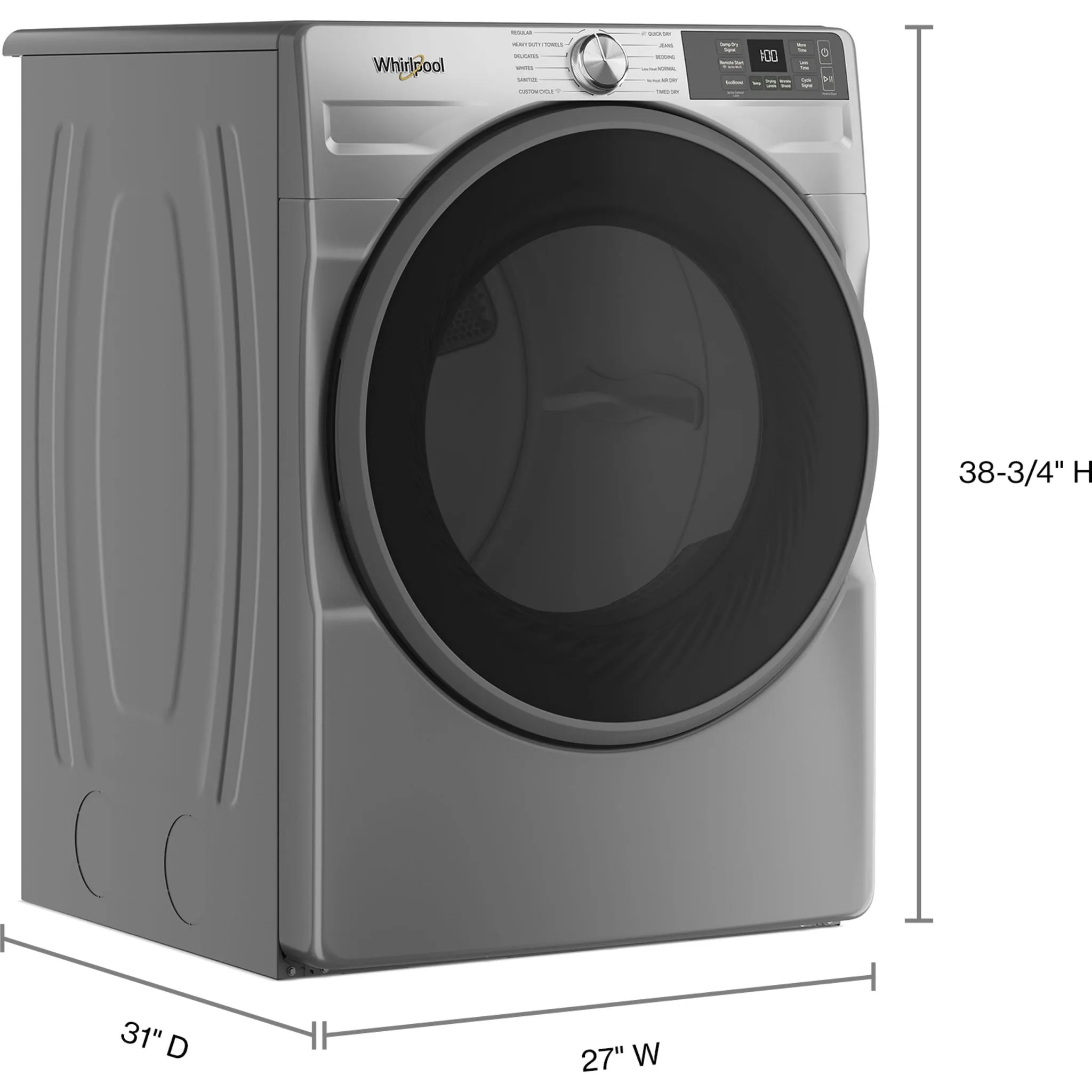 Whirlpool Dryer (YWED5720RR) - Radiant Silver