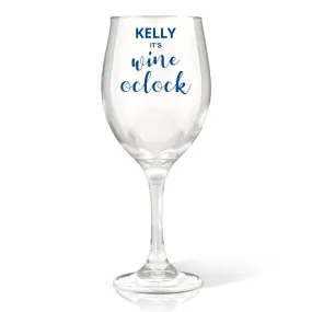 Wine Time Wine Glass