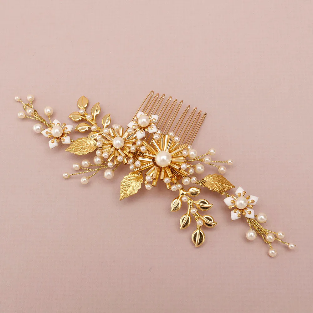 Wisteria Bridal Hair Comb