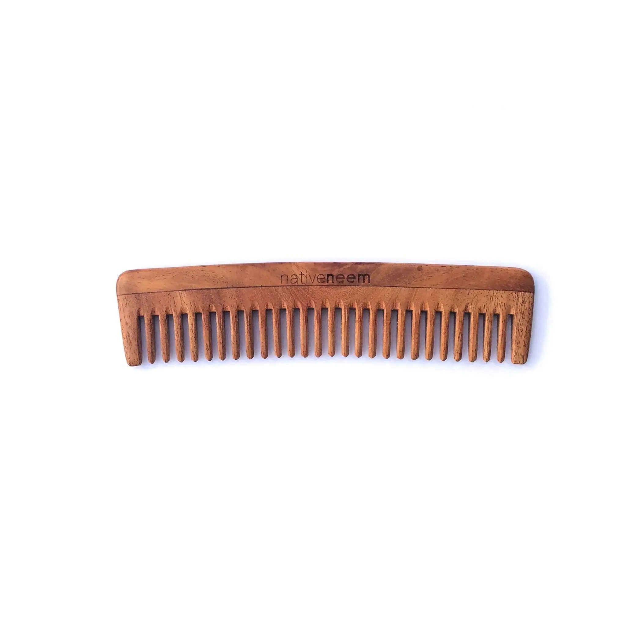 Wooden Neem Comb Narrow Tooth